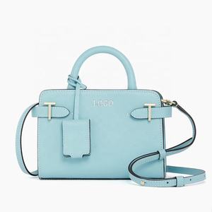 2024 Customizable Luxury Ladies' High-End <strong>Italy</strong> Pu <strong>Leather</strong> Tote Bag Preppy Dress Style Daily Use Handbag Plain Pocketbook Logo - Product Image 2