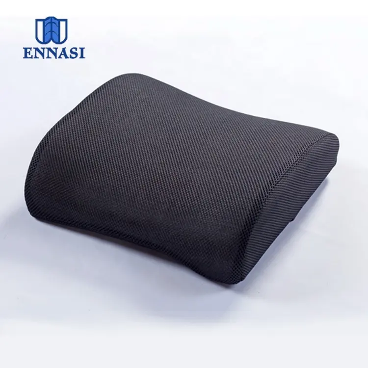 Soft Memory Foam Car Seat Lumbar Back Cushion Home Seat Massage Lumbar Back Cushion With Adjustable Strap