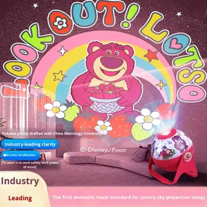 Proiettore di Stelle <span class=keywords><strong>Disney</strong></span> per Camera da Letto, Luce Notturna Stellata per Bambini, Design Cartoon, Luce Notturna LED Sicura per Decorazione - Product Image 1