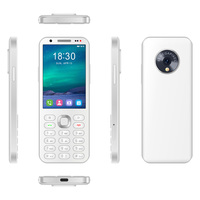 Teléfono Minimalista con Teclado Android 14, Helio G81 Octa Core, 6GB 128GB, Cámara de 48MP, Pantalla Táctil HD de 3.54'', Smartphone Global 4G LTE