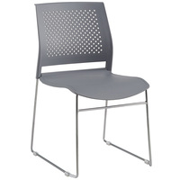 Chaise de formation empilable en PP épaissi, style moderne et minimaliste, pour étudiants, conférences et bureaux