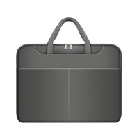 Waterproof Canvas Laptop Bag Business Briefcase Portable Soft Zipper Unisex Leisure Carbon Fibre Leather Briefcase For Men