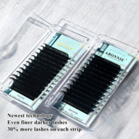 Abonnie 0.05 0.07 Extensions de cils volume noir mat effet doux comme du beurre, fournitures pour extensions de cils, plateaux de cils en gros, extensions de cils en cachemire