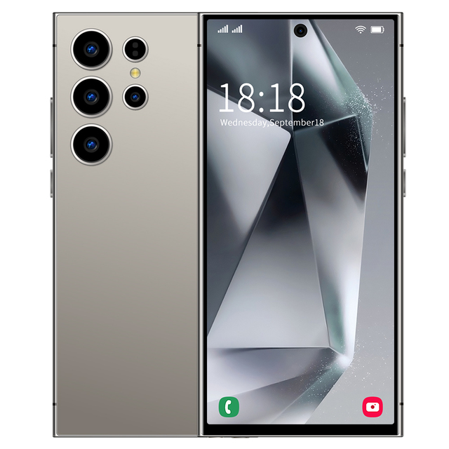 Smartphone l High Quality S24+ Ultra 5G Smartphone Unlocked Mobile Phones Mobiles Android 13.0 Cell Phone