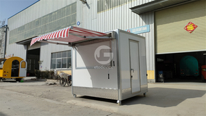 Kiosque de restauration modulaire 2024 en conteneur maritime de haute qualité avec service drive-through pour l'extérieur en <span class=keywords><strong>Europe</strong></span> - Product Image 3