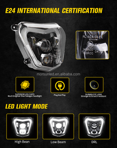 Phare de projecteur LED Emark pour moto <span class=keywords><strong>KTM</strong></span> Duke <span class=keywords><strong>690</strong></span> 2012-2019, accessoires moto 2013 2014 <span class=keywords><strong>2015</strong></span> 2016 2017 Duke 690R, pièces moto - Product Image 3