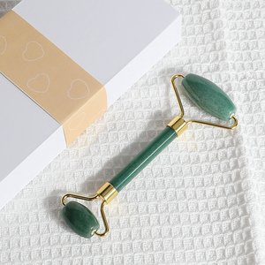 Großhandel natürliche Aventurin Gesichts rolle Green Jade Körperpflege <span class=keywords><strong>Massage</strong></span> gerä<span class=keywords><strong>t</strong></span> Jade <span class=keywords><strong>Roller</strong></span> für Spa und Schönheits behandlung - Product Image 2