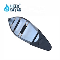 Canoë-kayak en polyéthylène pour 3 ou 4 personnes avec pagaies