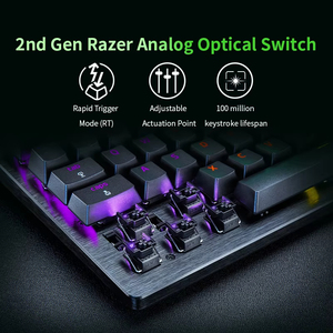 Clavier de jeu sans fil Razer Huntsman V3 Pro HyperSpeed à faible latence, 87 touches, clavier mécanique pour l'e-sport - Product Image 6