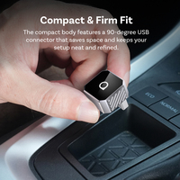 Adaptador Inalámbrico Portátil Ottocast CP88-T3 para CarPlay y Android Auto con Conexión USB para Autos