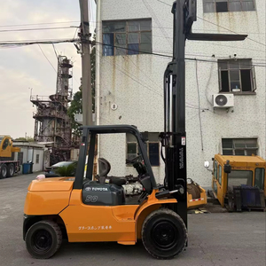 For <b>Used</b> Diesel Forklift 5 Ton Japan Stacker FD30 Side Shift 3 Stage Mast Lifting Equipment 6 Months Warranty - Product Image 1