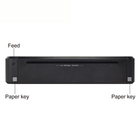 Imprimante portable sans fil Yaomatec P8007, mini imprimante USB, format A4, pour documents, fichiers PDF, données, papier