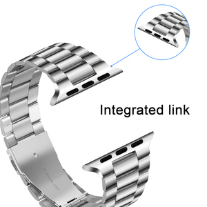 <span class=keywords><strong>Cinturino</strong></span> di Lusso in Acciaio Inossidabile a Tre Perle per <span class=keywords><strong>Apple</strong></span> <span class=keywords><strong>Watch</strong></span> 10/Ultra2 Design Transfrontaliero con Caratteristica Traspirante - Product Image 3