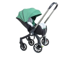 Poussette pliable multifonctionnelle 4-en-1 pour bébé, capacité de charge élevée, pour poussettes et landau pour bébés