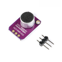 MAX4466 Modul Sensor Suara Mikrofon Preamplifier Modul Kontrol Sakelar Kontrol Suara