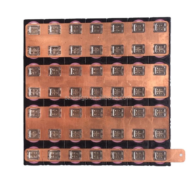 WELLGO Custom Cylindrical Battery Accessories Nickel Strip Copper Busbar for 18650 21700 26650 Cell