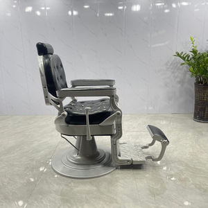 Sillón <span class=keywords><strong>de</strong></span> Peluquería <span class=keywords><strong>de</strong></span> Alta Gama en Cuero PU Negro, Equipo <span class=keywords><strong>de</strong></span> Peluquería, Silla <span class=keywords><strong>de</strong></span> Barbero Económica, Sillas <span class=keywords><strong>de</strong></span> Salón <span class=keywords><strong>de</strong></span> Belleza para <span class=keywords><strong>Hombres</strong></span>, Silla <span class=keywords><strong>de</strong></span> Barbero Metálica - Product Image 4