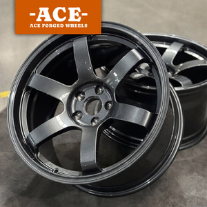 Jantes forgées 16*7 4*100 Design Japonais TE37GC Jantes de course en alliage <span class=keywords><strong>4X100</strong></span> pour voitures particulières pour Supra Corvette C8 C7 - Product Image 1