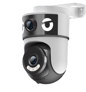 Cámara de Seguridad CCTV Inalámbrica PTZ de Doble Lente para Exteriores, Impermeable, con Luz de Advertencia - Product Image 4