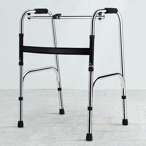 Jiaxin Walker <b>Rollator</b> With Wheels Seat And Bucket 300Lb Capacity Adjustable Height Foldable For Hospital Home Rehab Use - Product Image 2