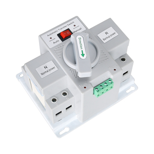 Interruptor de Transferencia Automática de Doble Potencia 2P 16A 32A 63A 100A, Interruptor de Cambio Automático ATS Tipo CB para Sistema Fotovoltaico - Product Image 3