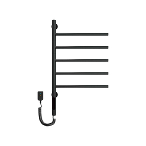 Scaldasalviette Elettrico 2 in 1 in Lega di Alluminio 110V, Montaggio a Parete, Asciugatura Rapida, Collegamento Diretto o Tramite Presa - Product Image 1