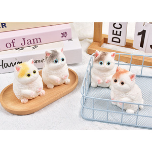 ของเล่นแมวอ้วนจำลองแบบวาดมือ ขนาดใหญ่ บรรเทาความเครียด ของขวัญ DIY สุดสร้างสรรค์ น่ารัก - Product Image 5