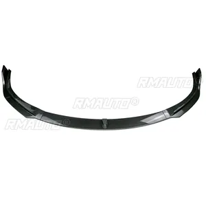3PCS for Tesla Model S 2021-2023 MP Style Car Front Lip Bumper Spoiler <b>Splitter</b> Accessories Body Kit Carbon Fiber Style - Product Image 4