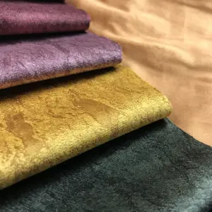 Tissu de canapé de haute qualité, pour tapisserie en velours imprimé, vente d'usine