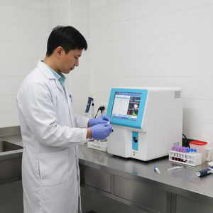 Analisador Hematológico Automático de <span class=keywords><strong>5</strong></span> Partes, 60 Testes/Hora, Contador Completo de Células Sanguíneas para Uso Hospitalar e Laboratorial Clínico - Product Image 4