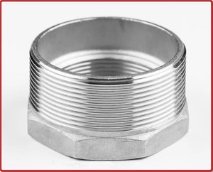 Bague de réduction en acier inoxydable 304, adaptateur fileté mâle-femelle, <span class=keywords><strong>raccord</strong></span> de tuyauterie à tête hexagonale - Product Image 5