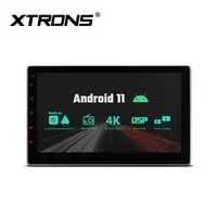 XTRONS Radio Mobil Universal Layar Sentuh 10.1 Inci, 2DIN Android untuk Nissan Navara Tiida Sunny Bluebird Sylphy Patrol Juke dengan Gps