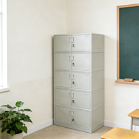 Armoire de rangement multifonctionnelle moderne à 10 portes en acier laminé à froid, verrouillable, pour chambre, école, salle de sport, etc. – Offre Spéciale