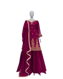 Lehenga Choli bleu, style ethnique indien vintage, pour les festivals, les fêtes, vêtements traditionnels, coupe ample, toutes saisons, pour femmes musulmanes - Product Image 1