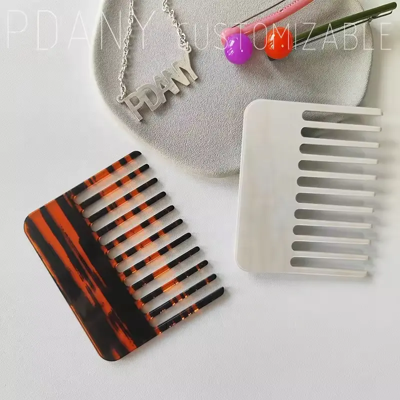 PDANY Zahn Zahnkamm Weit professionell Salon Barbier Friseur Kamme Vertrieb Mini-Haarglätter-Kamm