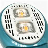 Lampadaire LED AC à double module 200W, étanche IP66, garantie 2 ans, angle de faisceau 60-120°, commande vocale intelligente
