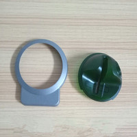 Cadre rond NCR à succès avec boule verte, prototype de distributeur automatique de billets NCR, cadre de distributeur automatique de billets par service d'impression 3D