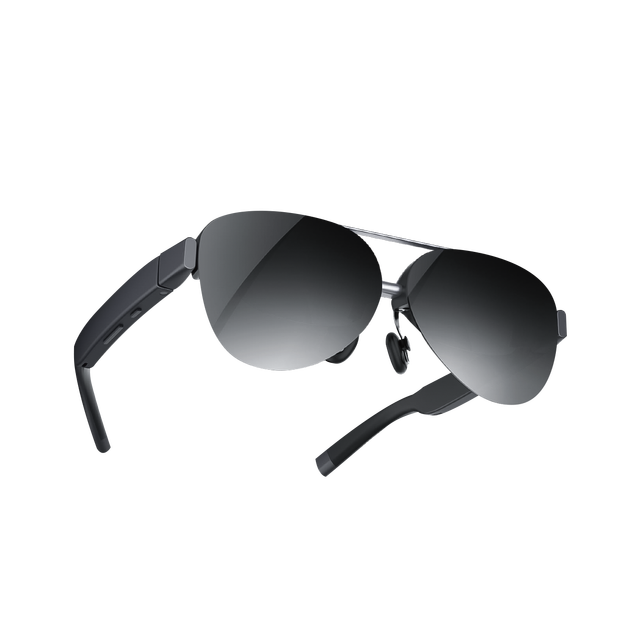 PGLASS 2 Pro AR VR Video Glasses 0.6 Inch OLED 43.5 FOV 120Hz DP Type C 160 Inch Virtual Screen