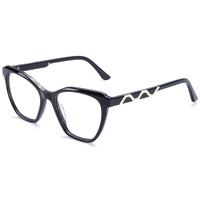 Monture de lunettes optiques Elan Optical YB6012 de qualité supérieure, style rétro œil de chat, pour femme, monture intégrale en acétate, lunettes optiques en stock