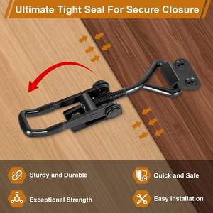 Serre-joint à bascule réglable, serre-joint à bascule en acier au carbone amélioré, capacité <span class=keywords><strong>de</strong></span> maintien <span class=keywords><strong>de</strong></span> 4001-330 livres, serre-joints à dégagement rapide - Product Image 5