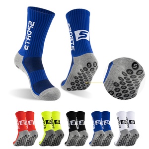 PRO-Grade Children Youth Football <b>Socks</b> Terry-Lined Crew Anti-Slip Grip Customized Colors for Summer Multi-Sport <b>Training</b> - Product Image 6