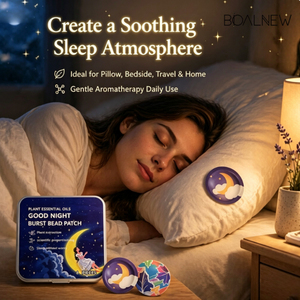 Patchs d'aromathérapie OEM ODM à billes éclatantes, extrait de lavande, autocollants pour le sommeil, huile essentielle pure de plantes, patchs de sommeil à billes éclatantes - Product Image 3