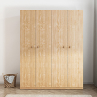 Lits d'appartement, ensemble de meubles de chambre en bois moderne