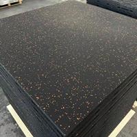 Tapis en caoutchouc insonorisant pour salle de sport, revêtement de sol anti-vibration pour musculation et studio