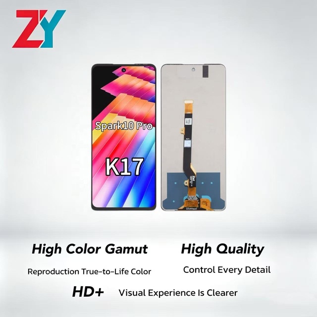 For Tecno Spark 10 Pro KI7 In-cell LCD Touch Display Screen for Mobile Phone Repair & Replacement 1 Year Warranty