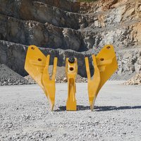 Dents de godet haute résistance 53103205 53103208 53103209 pour godets d'excavatrice en acier allié
