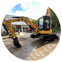 Matériel de construction d'occasion Cat 304 de 4 tonnes à vendre, importé, sans fuites, faible nombre d'heures, idéal pour les sites étroits