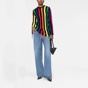 Maglioncino lavorato a <span class=keywords><strong>maglia</strong></span> da donna lavorato a <span class=keywords><strong>maglia</strong></span> <span class=keywords><strong>con</strong></span> <span class=keywords><strong>frange</strong></span> da donna a <span class=keywords><strong>maglia</strong></span> Casual primavera 2023 personalizzato maglione lavorato a <span class=keywords><strong>maglia</strong></span> all'uncinetto - Product Image 6