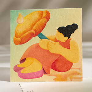 Tùy Chỉnh Ánh Sáng Sang Trọng Nghệ Thuật Thô Nướng Món Tráng Miệng Thẻ Giấy Cho Thẻ Kinh Doanh Bưu Thiếp Logo Mã Qr In Ấn Cho Thực Phẩm Bánh Mì Bánh - Product Image 3