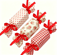 Boîtes cadeaux en papier en forme de bonbons avec ruban, boîtes à dragées vides pour mariage, anniversaire, Noël, emballage de friandises